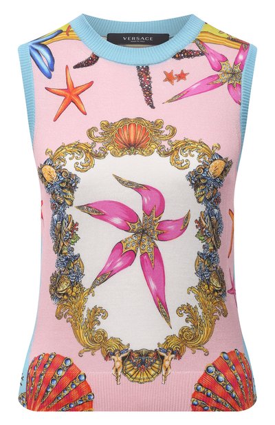 Женский шелковый топ VERSACE, арт. A88600/A237537
