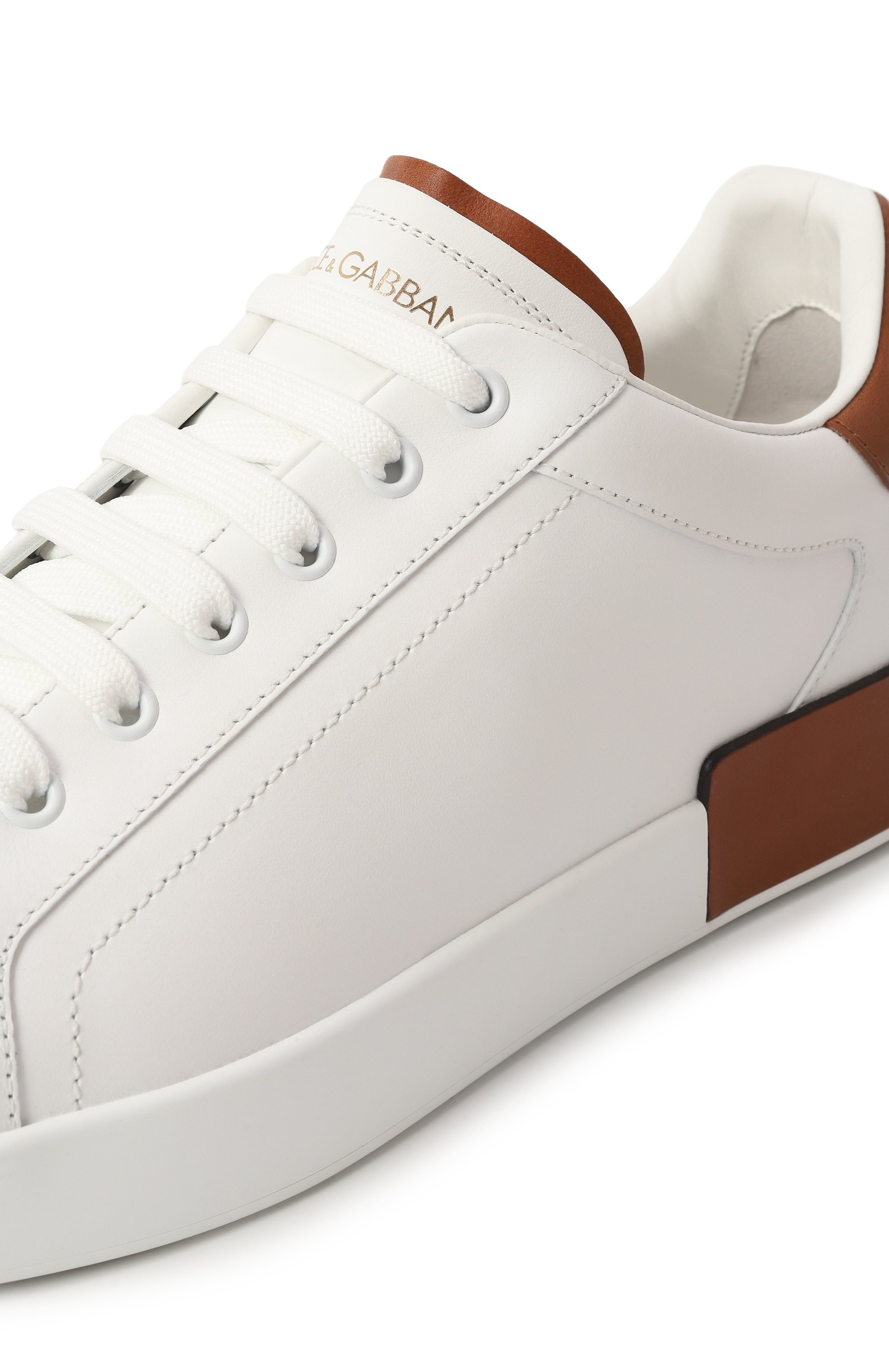 Кожаные кеды portofino DOLCE & GABBANA, арт. CS2278/A9U73, фото 7