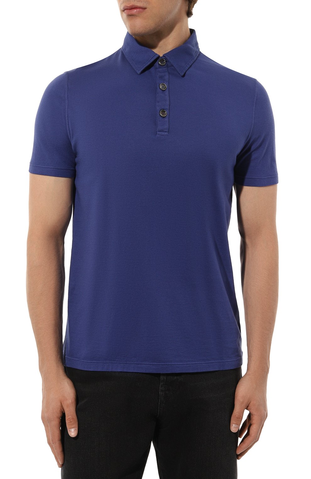 Поло из хлопка и кашемира KITON, арт. UMK0228, фото 3