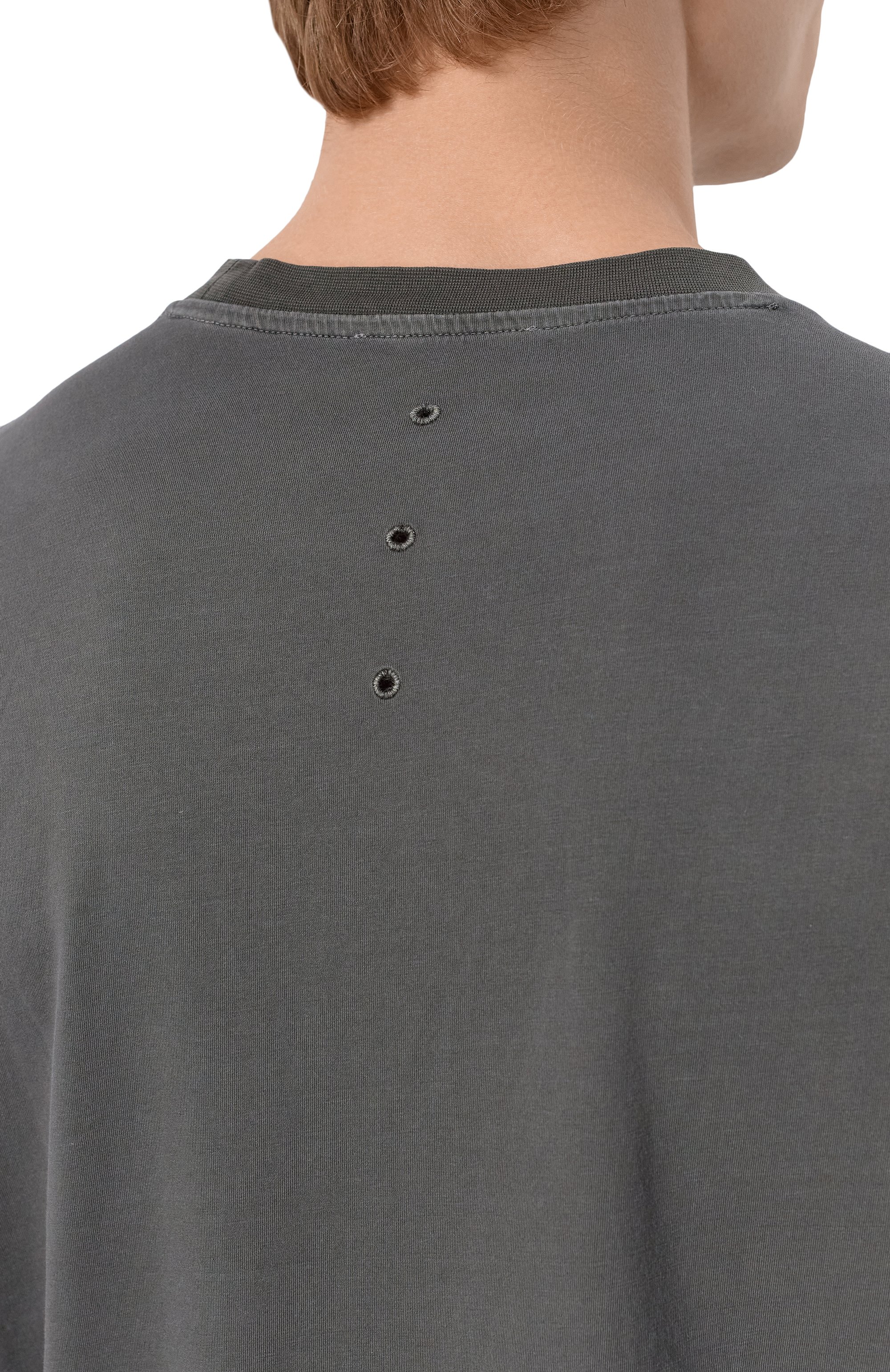 Хлопковая футболка PREMIATA темно-серого цвета по цене 14550 руб., арт. PA1050F0, фото 5 Хлопковая футболка PREMIATA, арт. PA1050F0, фото 5