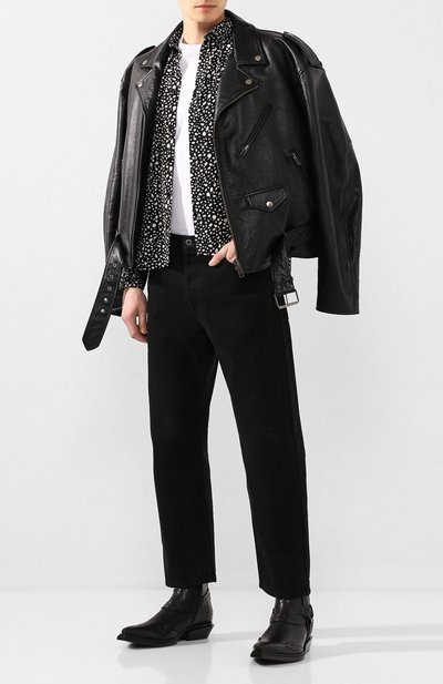 Кожаные казаки BALENCIAGA, арт. 562603/WA922, фото 2