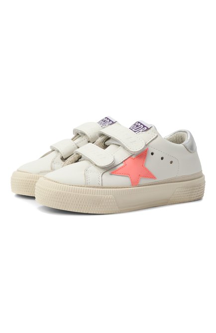 Кожаные кеды may school GOLDEN GOOSE DELUXE BRAND, арт. GJF00198.F007444