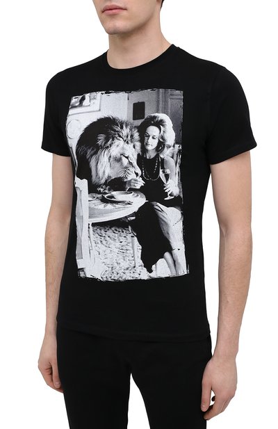 Хлопковая футболка BISIBIGLIO, арт. DINNER LI0N/RIF (C0TT0NE PESANTE), фото 3