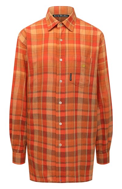 Женская хлопковая рубашка ACNE STUDIOS, арт. CB0032/W