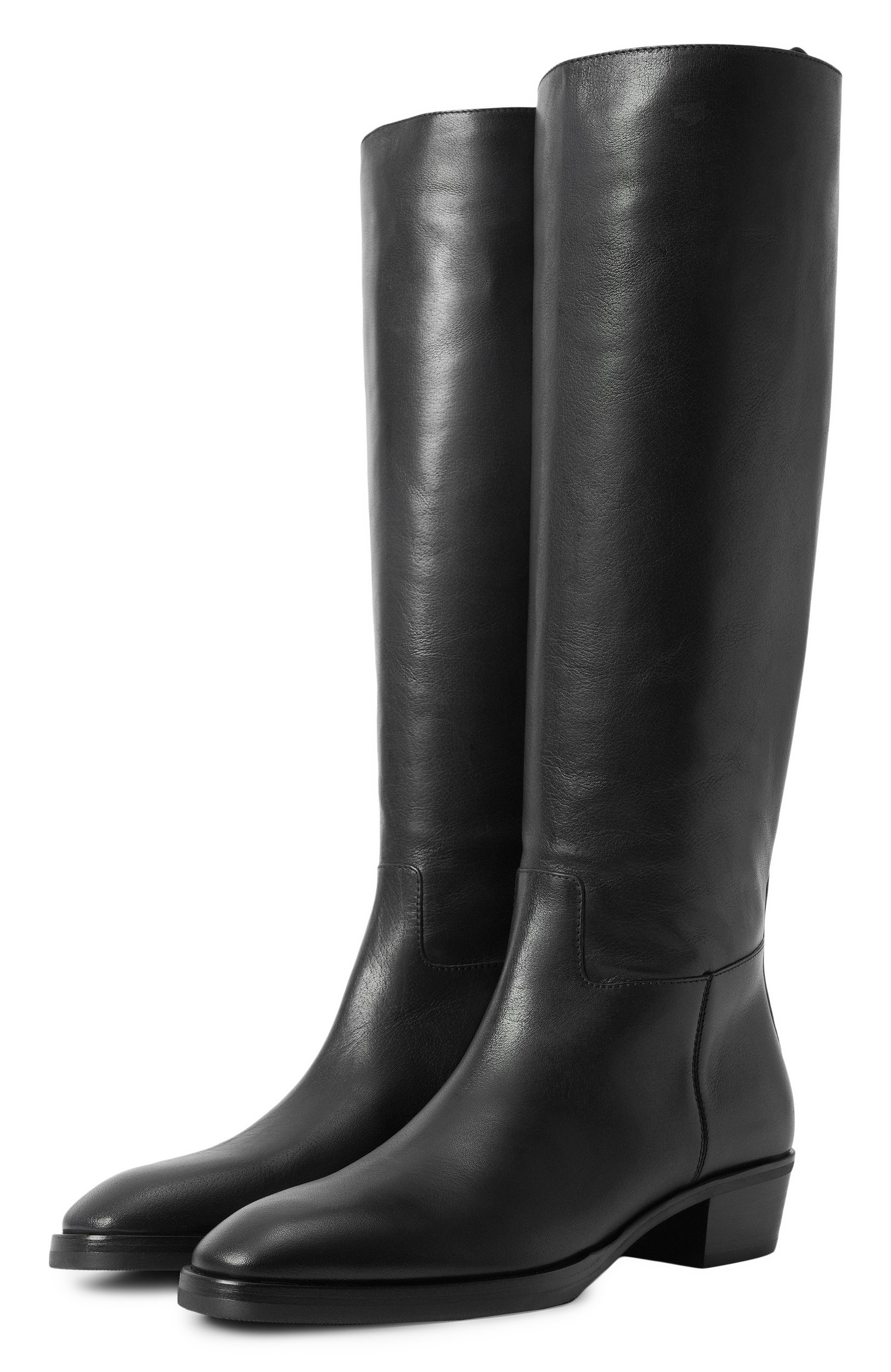 Кожаные сапоги mave 45 JIMMY CHOO черного цвета по цене 165000 руб., арт. MAVEKB45QBZ, фото 1 Кожаные сапоги mave 45 JIMMY CHOO, арт. MAVEKB45QBZ, фото 1