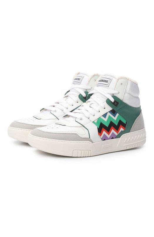 

Кеды из экокожи Missoni, Белый