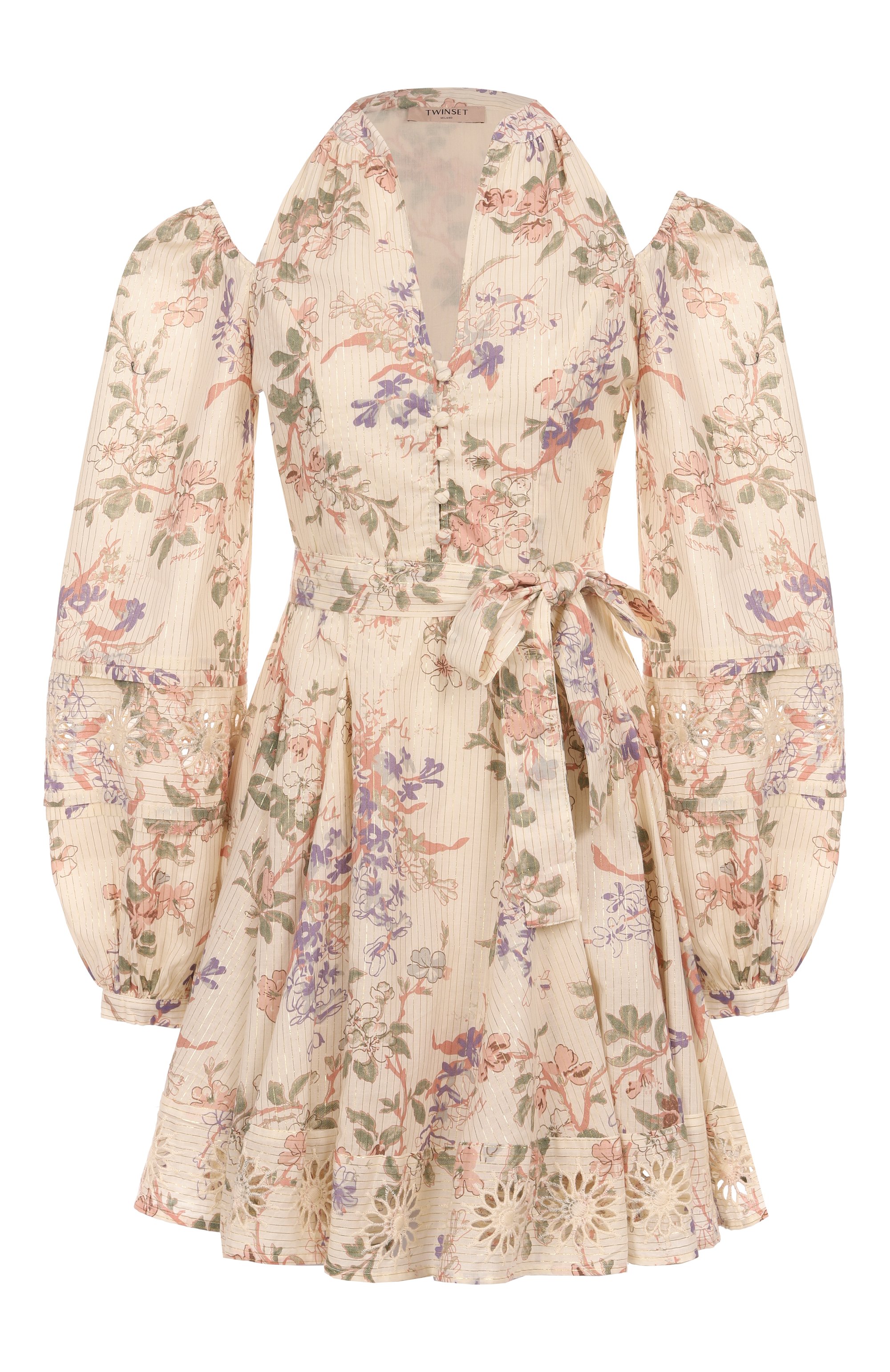 Хлопковое платье TWINSET, арт. 251TT2154, фото 1