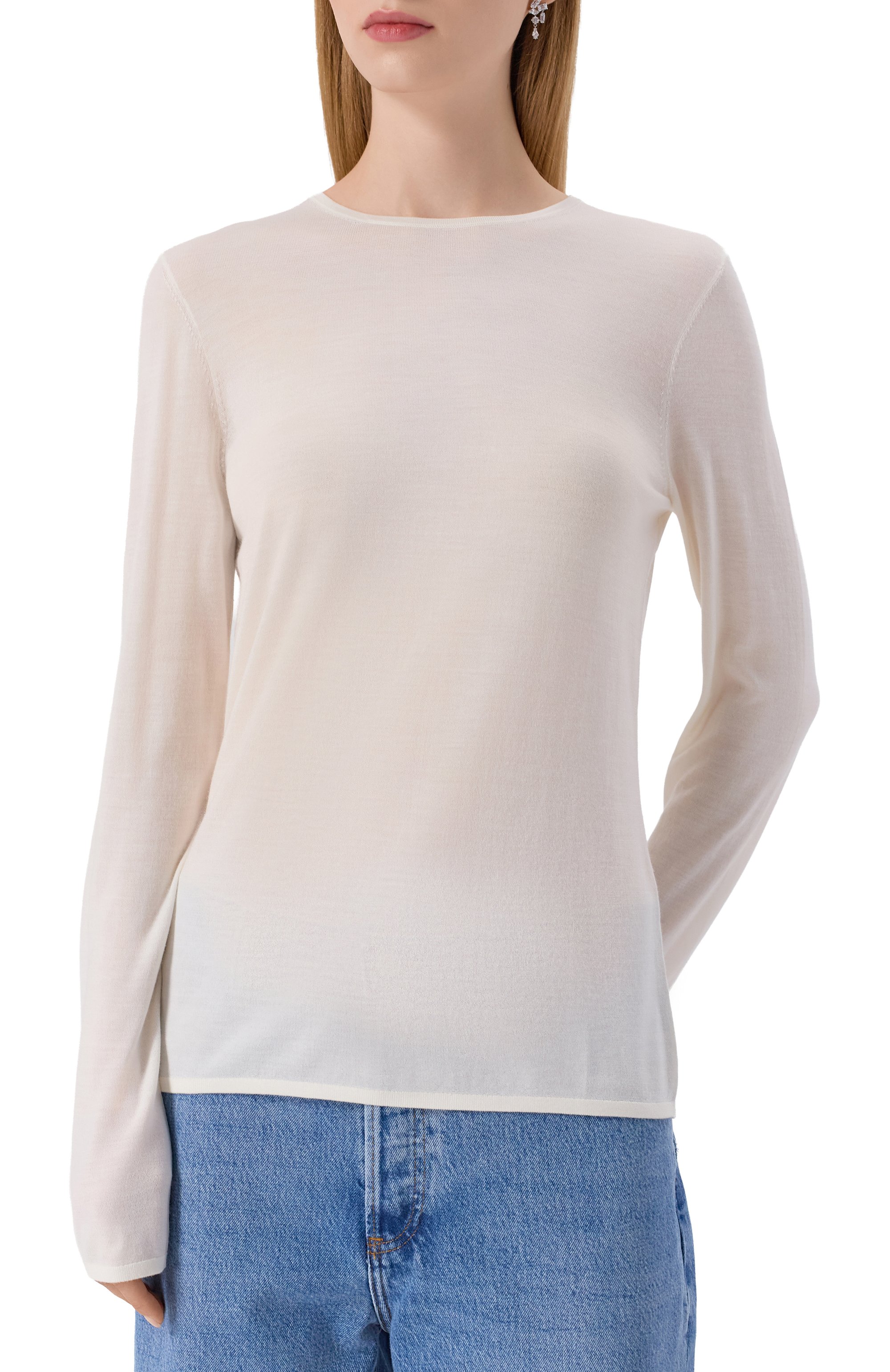 Пуловер из шерсти и шелка 12 STOREEZ, арт. 134034, фото 3