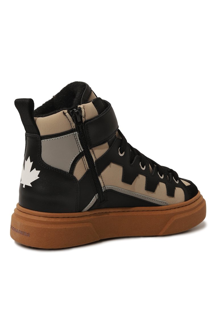 Комбинированные кеды DSQUARED2, арт. 79314/35-41, фото 1