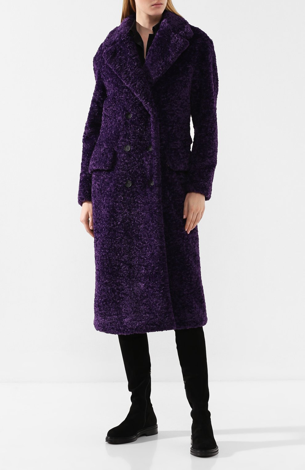 Двубортное пальто ERMANNO ERMANNO SCERVINO, арт. 45T CP13 RIC, фото 2
