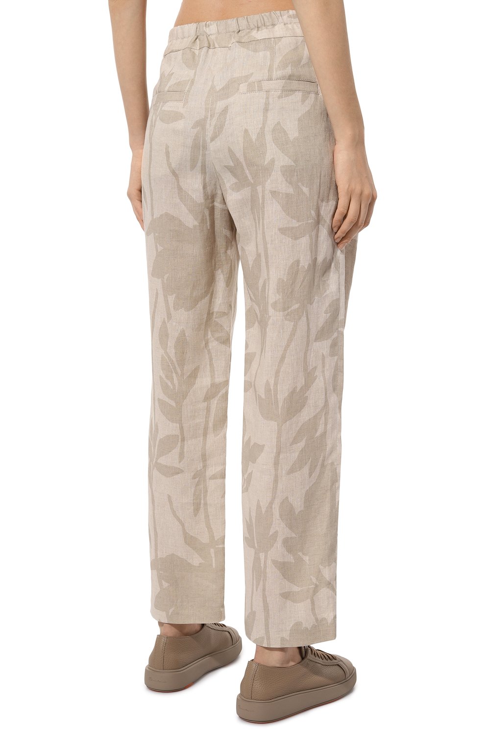 Льняные брюки BRUNELLO CUCINELLI, арт. MB650P8597, фото 4