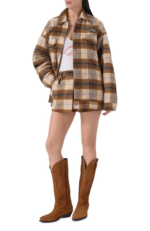 Юбка Ksubi WPS26SK011 Коричневый  WPS26SK011 Фото 2