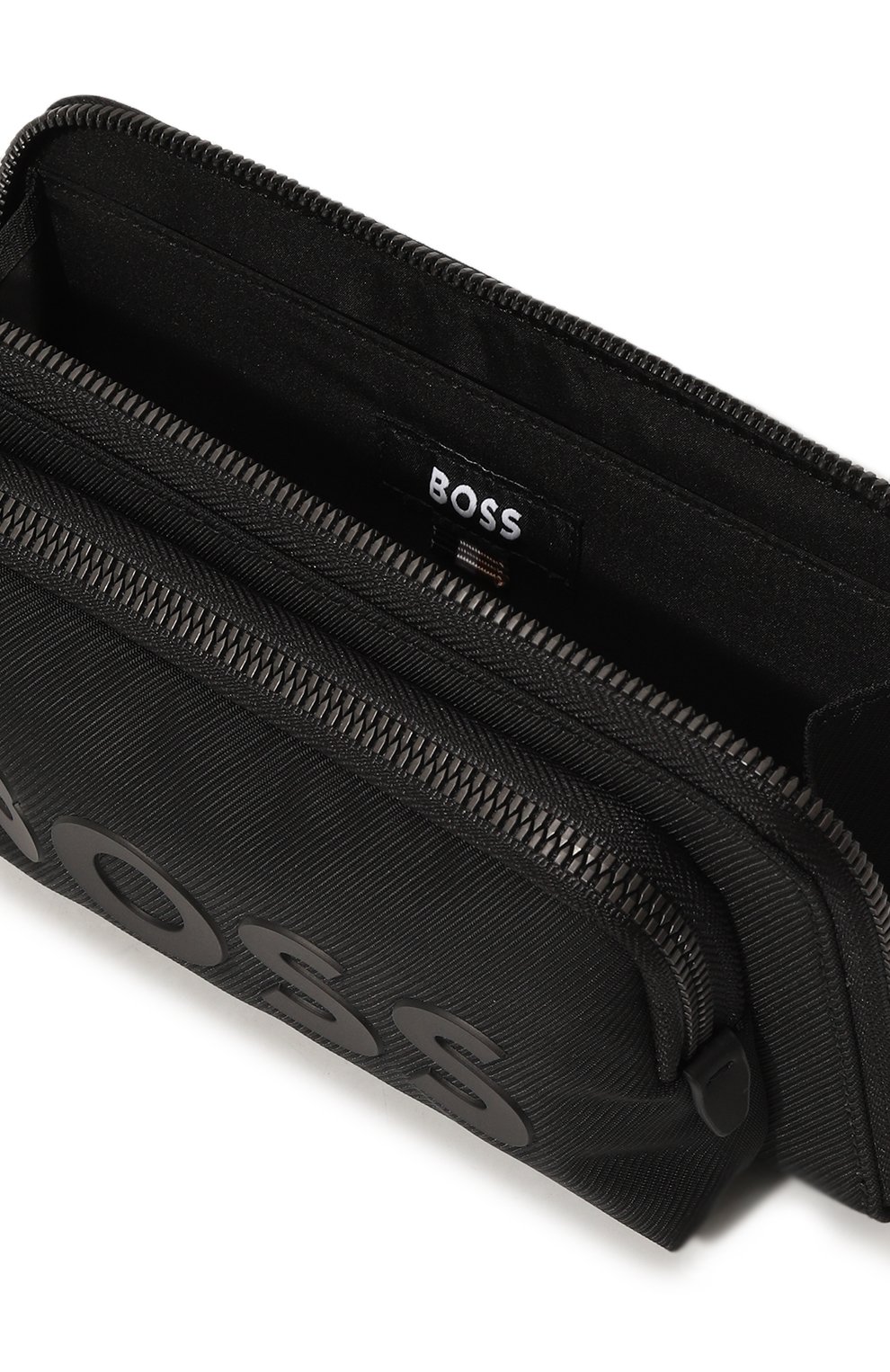 Текстильная поясная сумка BOSS черного цвета по цене 13800 руб., арт. 50503926, фото 5 Текстильная поясная сумка BOSS, арт. 50503926, фото 5