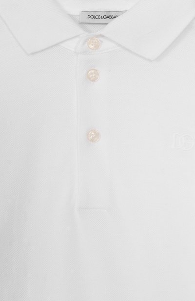 Хлопковое поло DOLCE & GABBANA, арт. L4JTCE/G7PLG/2-6, фото 3