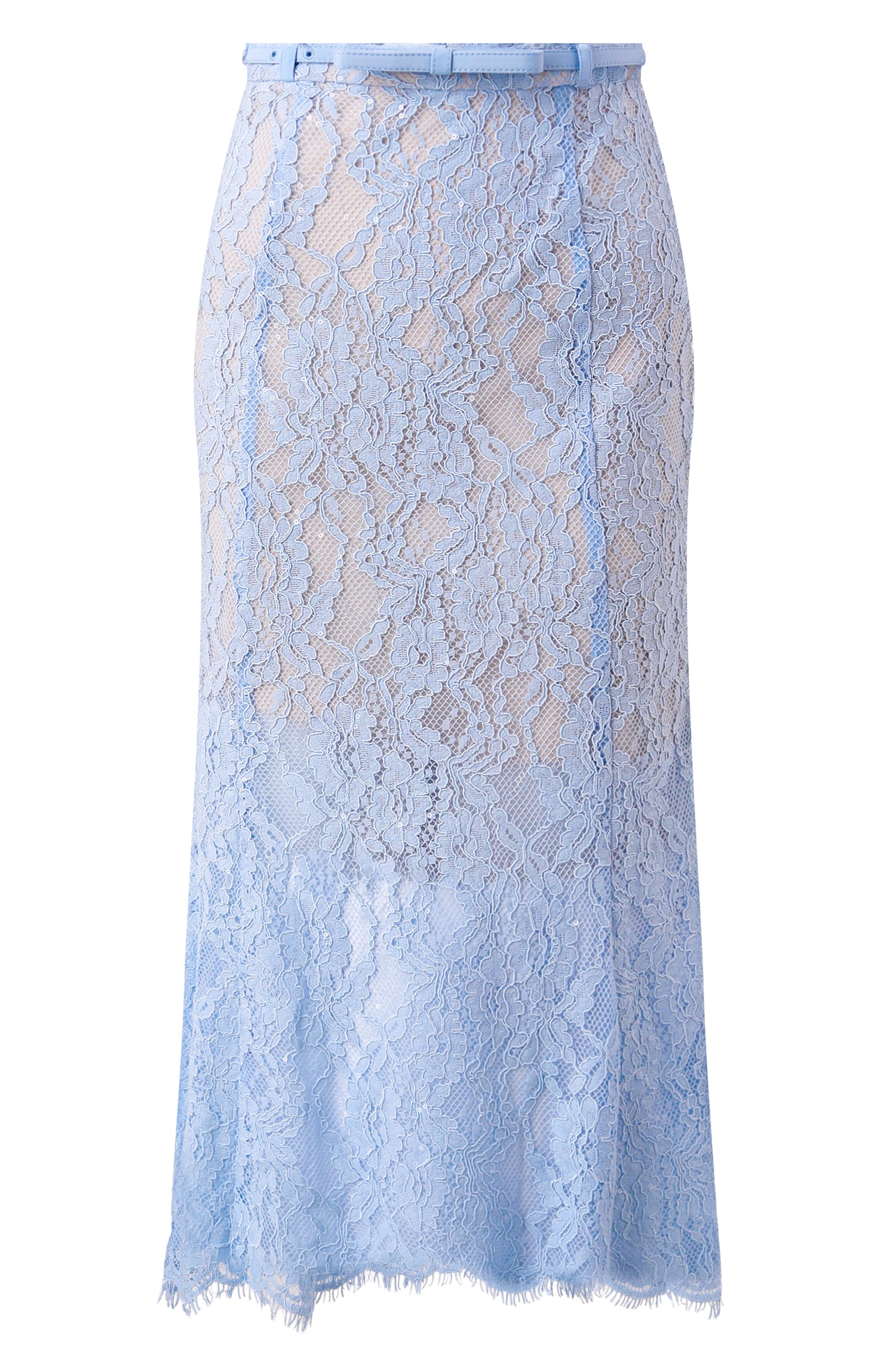 Юбка из вискозы и хлопка SELF-PORTRAIT, арт. RS25053MSK, фото 1