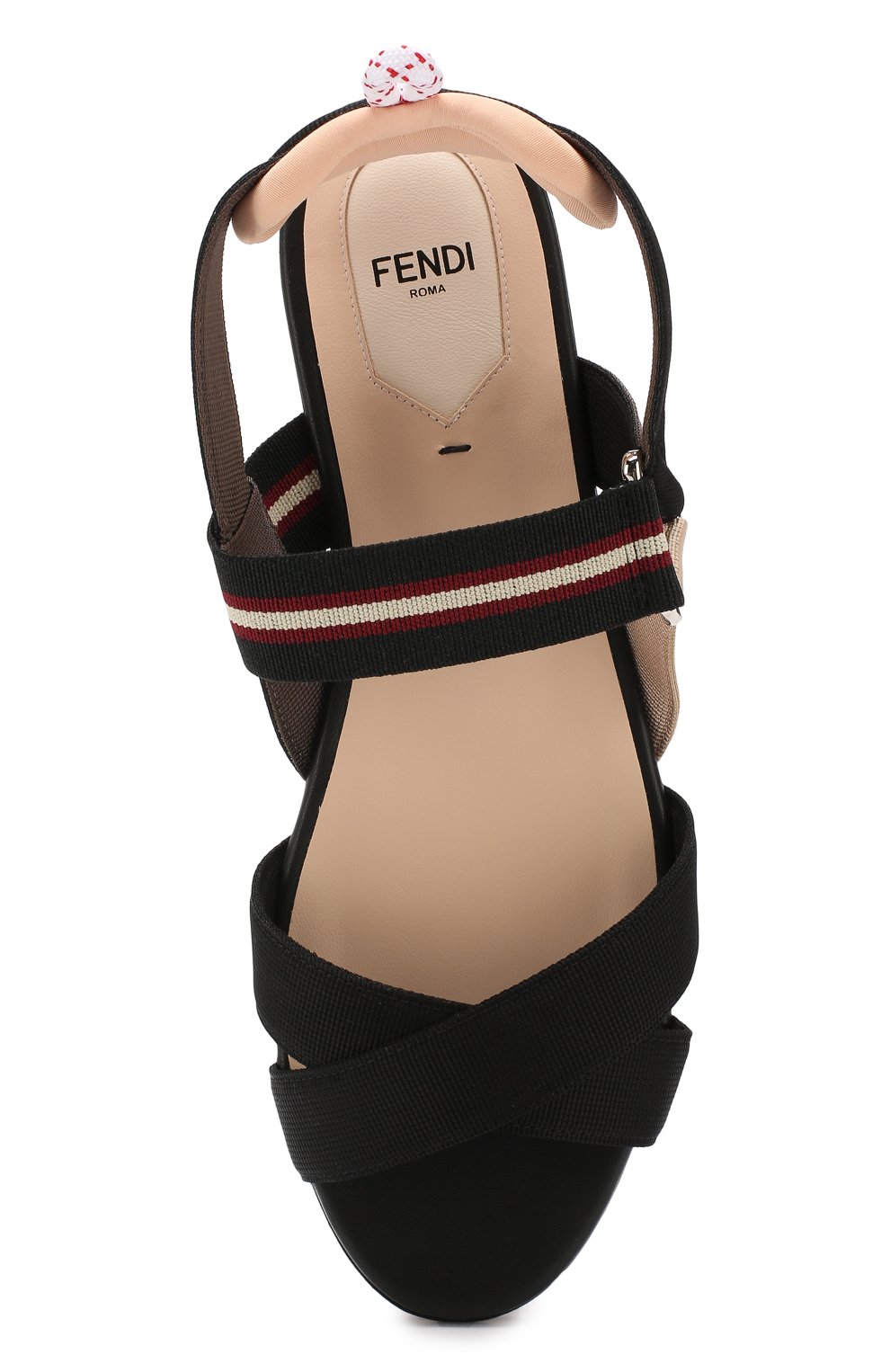 Текстильные сандалии FENDI, арт. 8X6846 A627, фото 5