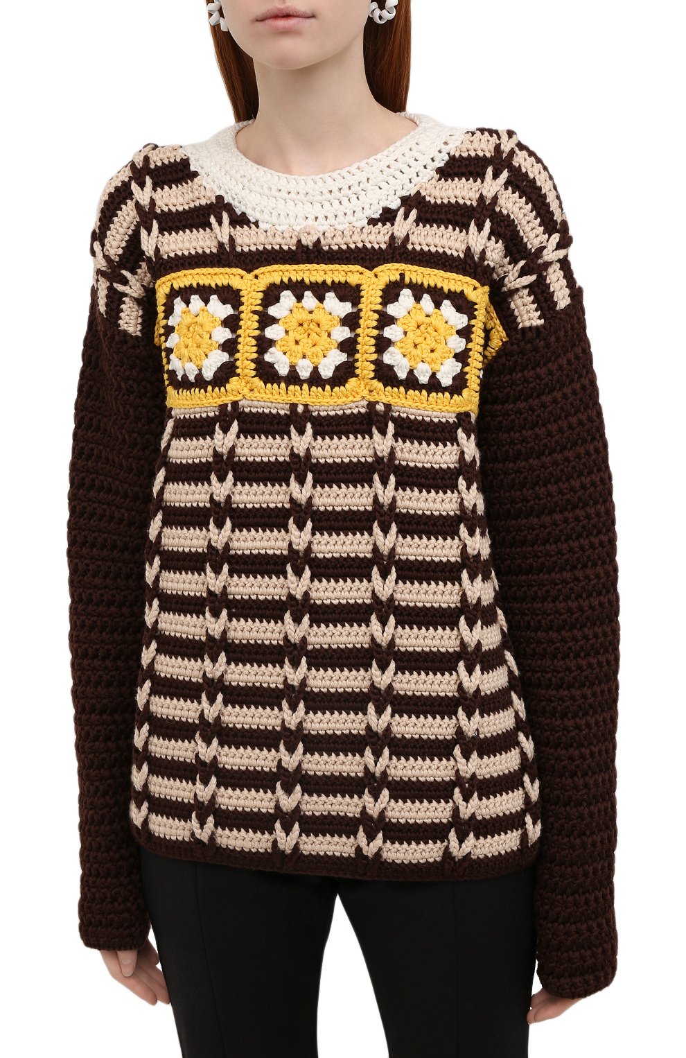 Шерстяной свитер MIU MIU, арт. MML515-1ZUI-F0038, фото 3