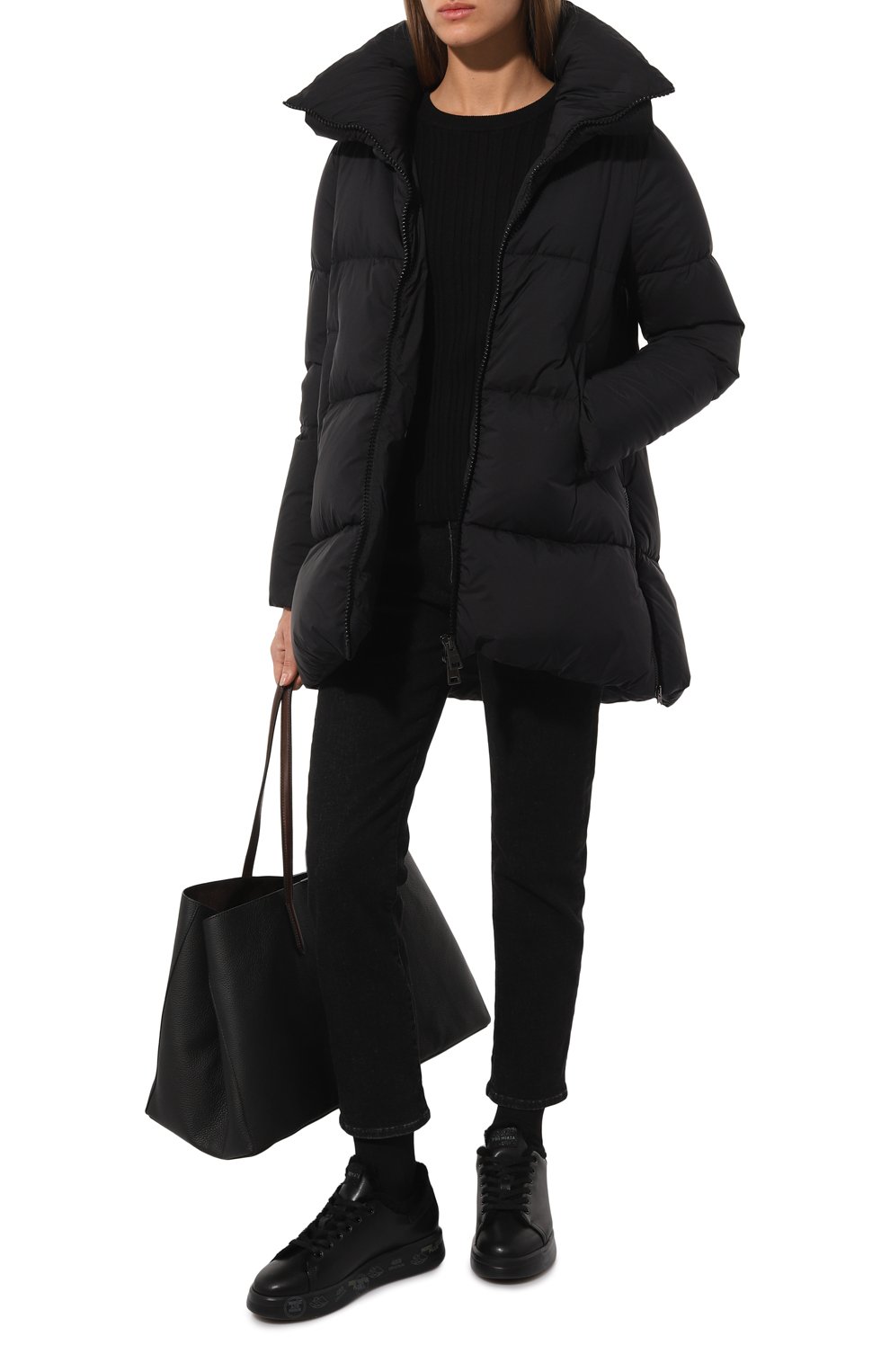 Пуховик HERNO черного цвета по цене 103500 руб., арт. PI001959D/12456Z, фото 2 Пуховик HERNO, арт. PI001959D/12456Z, фото 2