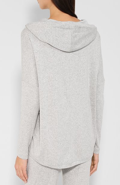 Худи из смеси хлопка и вискозы с капюшоном CALVIN KLEIN, арт. QS6120E, фото 4
