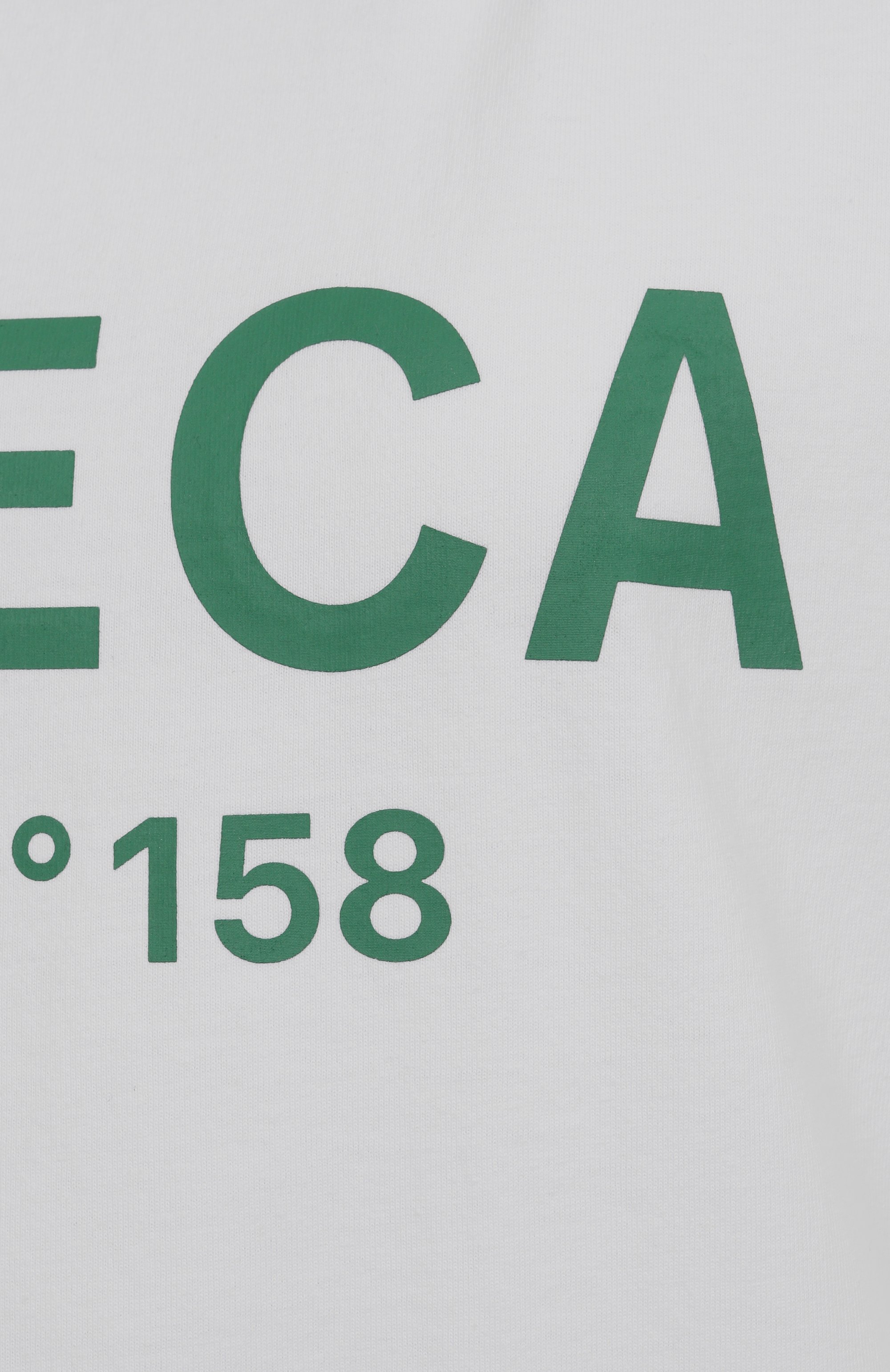 Хлопковая футболка AECA WHITE, арт. AWCMSSBBTTSST005A2.WHITE/GREEN (S), фото 6