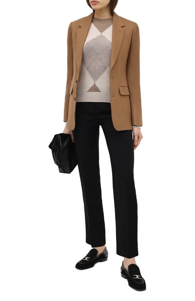 Кашемировый пуловер LORO PIANA светло-бежевого цвета по цене 185000 руб., арт. FAL3595, фото 2 Кашемировый пуловер LORO PIANA, арт. FAL3595, фото 2