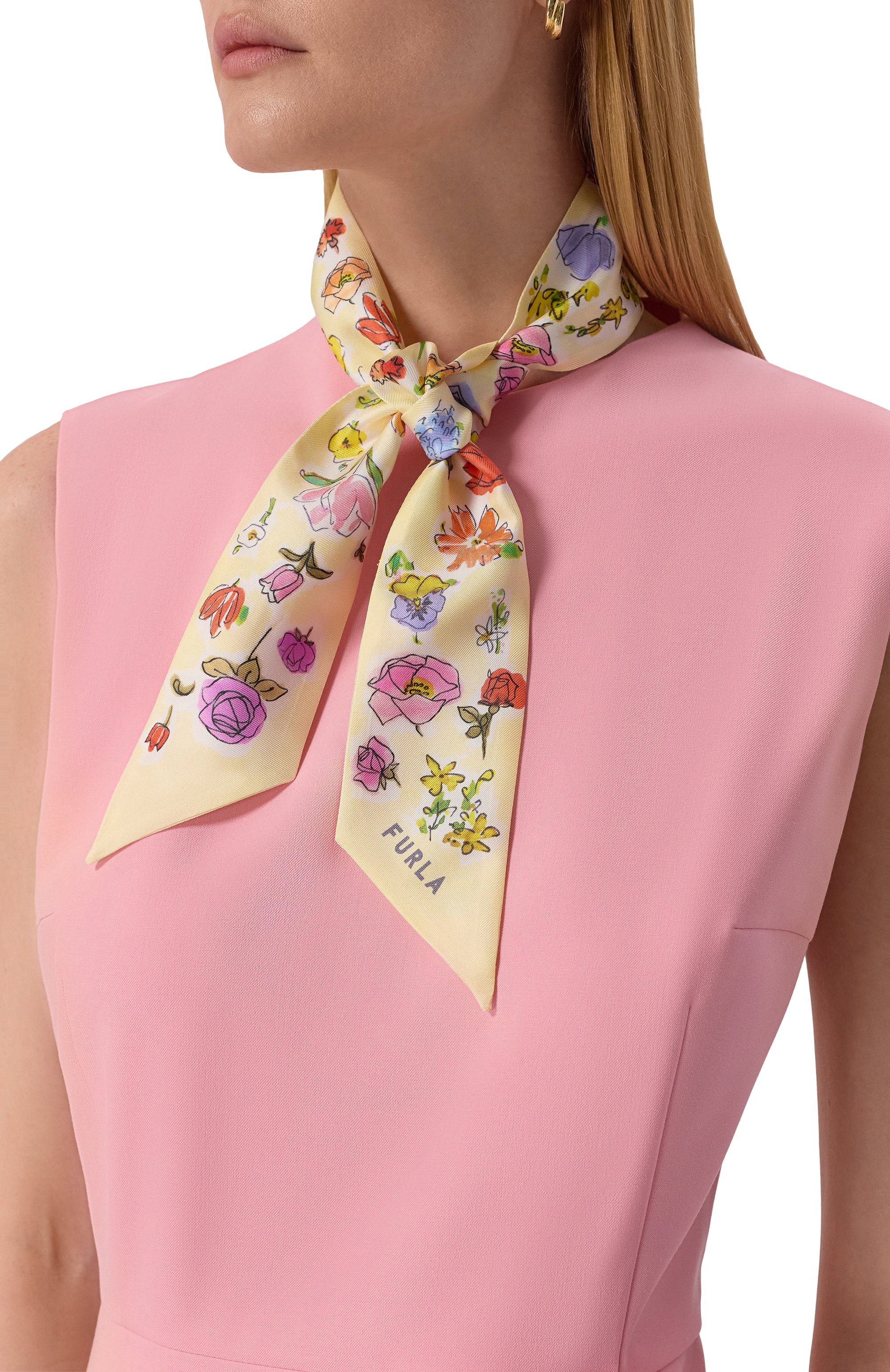 Шелковый шарф-твилли FURLA, арт. WT00022/BX3853, фото 2