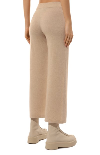 Брюки из шерсти и вискозы WEEKEND MAX MARA бежевого цвета по цене 26350 руб., арт. TENNIS, фото 4 Брюки из шерсти и вискозы WEEKEND MAX MARA, арт. TENNIS, фото 4