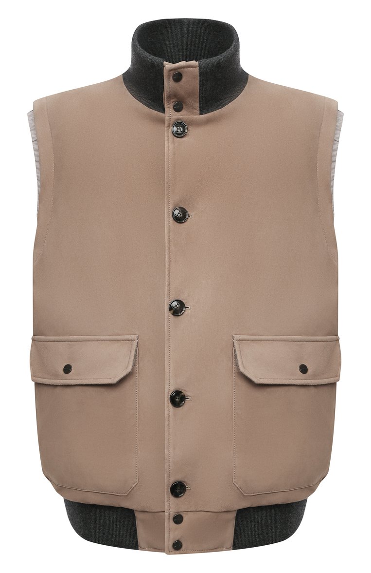 Комбинированный жилет KITON, арт. UW1062MV0247A/64-72, фото 1