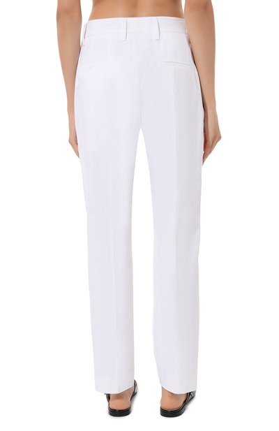 Хлопковые брюки PRADA, арт. P288D-1BMS-F0009-202, фото 4