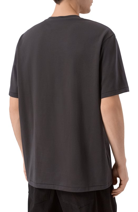 Хлопковая футболка Attachment AJ52-090 Серый  AJ52-090 Фото 4