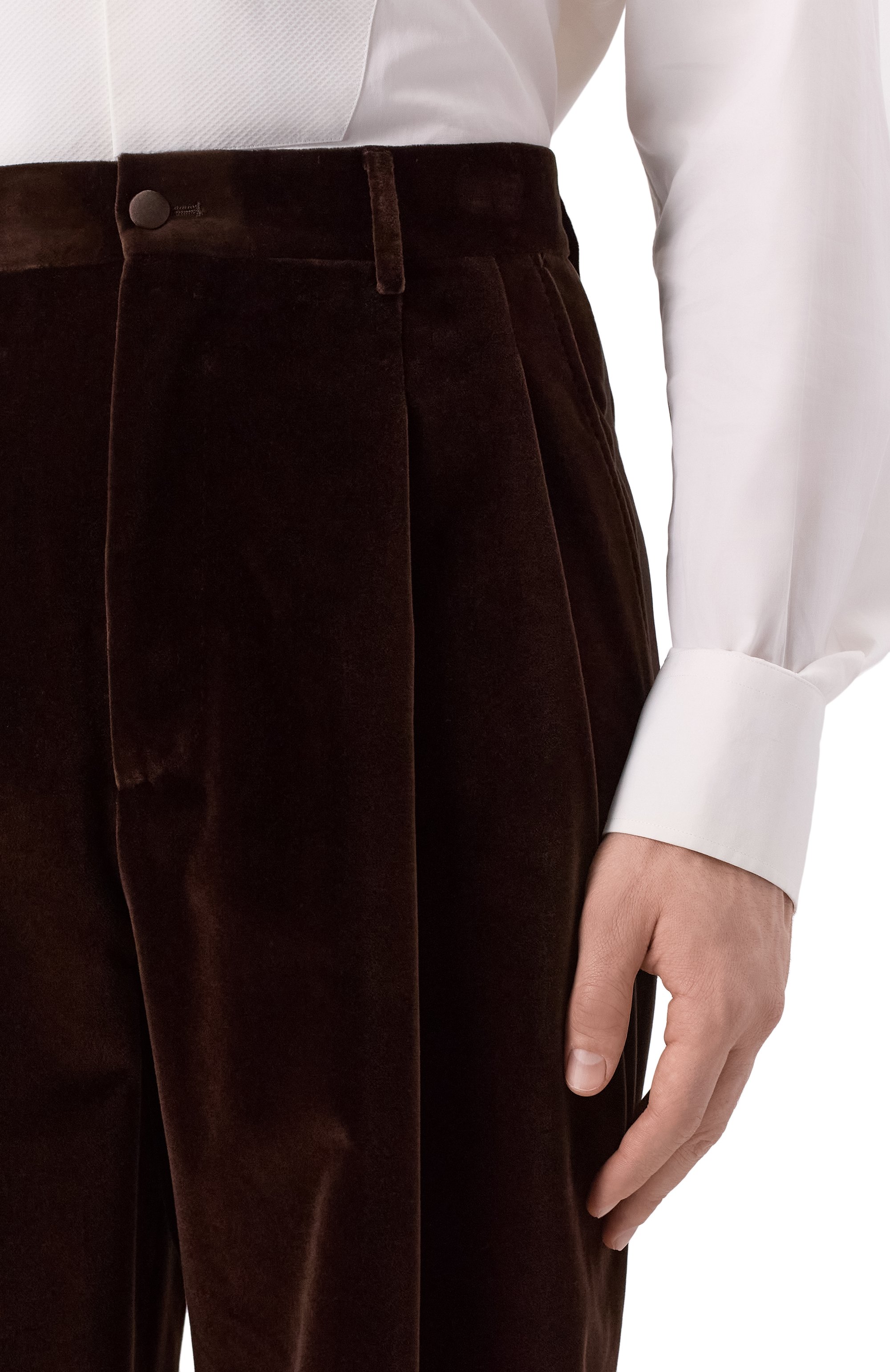 Бархатные брюки DOLCE & GABBANA, арт. GP0N5T/FUVG7, фото 5