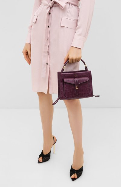 Сумка t twist из кожи аллигатора TOM FORD, арт. L1259T-EAL001/AMIS, фото 2