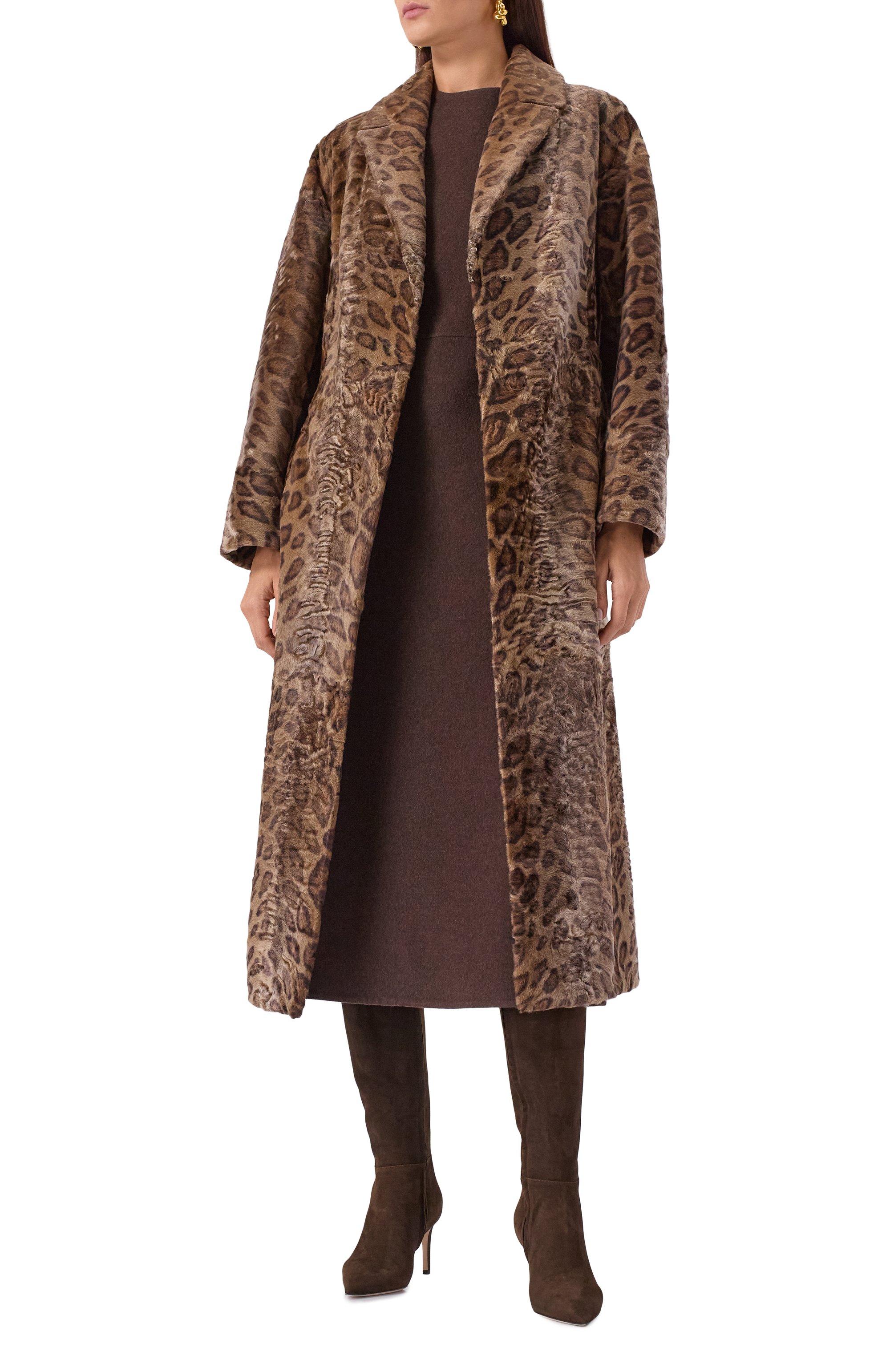 Шуба из каракульчи VICTORIA KUSENKOVA леопардового цвета по цене 2552000 руб., арт. 707100017695, фото 2 Шуба из каракульчи VICTORIA KUSENKOVA, арт. 707100017695, фото 2