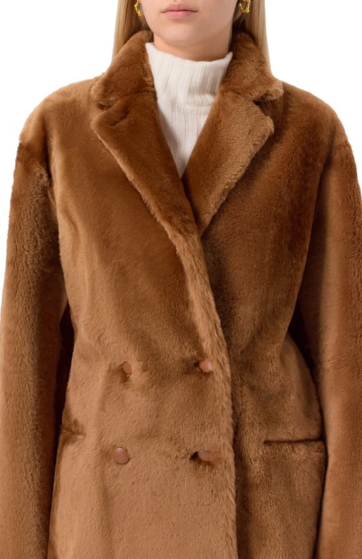 Дубленка из овчины Jacob Lee WSB20112AW25LG Коричневый  WSB20112AW25LG Фото 5