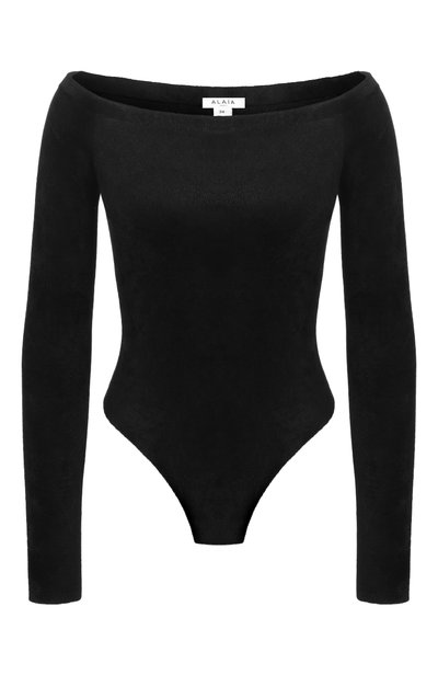 Женское боди из вискозы ALAIA, арт. AA9B1157K275D