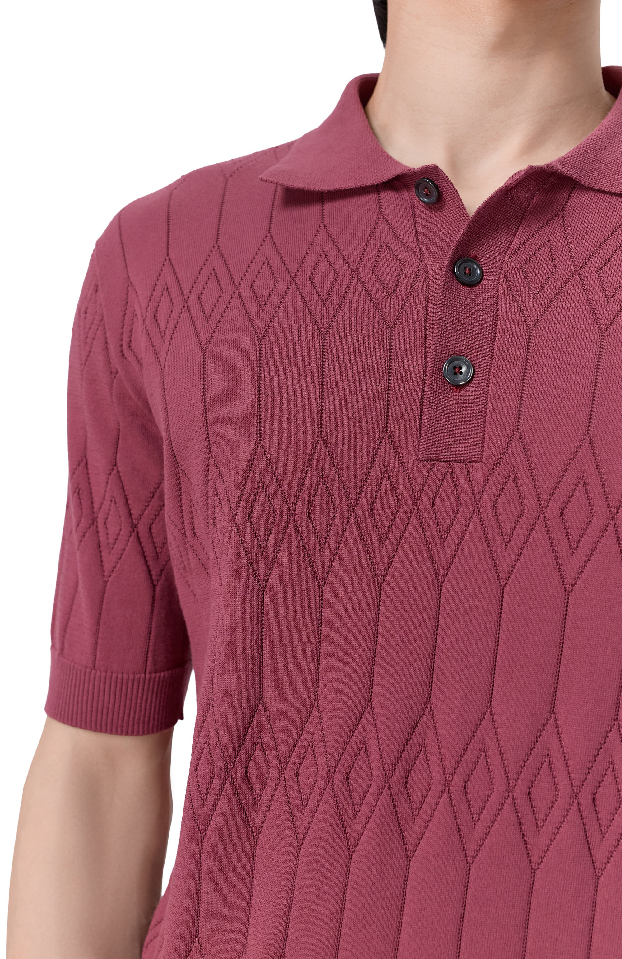 Хлопковое поло ANDREA CAMPAGNA, арт. M5426-9030, фото 5