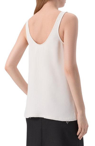 Топ из вискозы TOTEME кремового цвета по цене 61650 руб., арт. 252-WRT0510-FB0240, фото 4 Топ из вискозы TOTEME, арт. 252-WRT0510-FB0240, фото 4