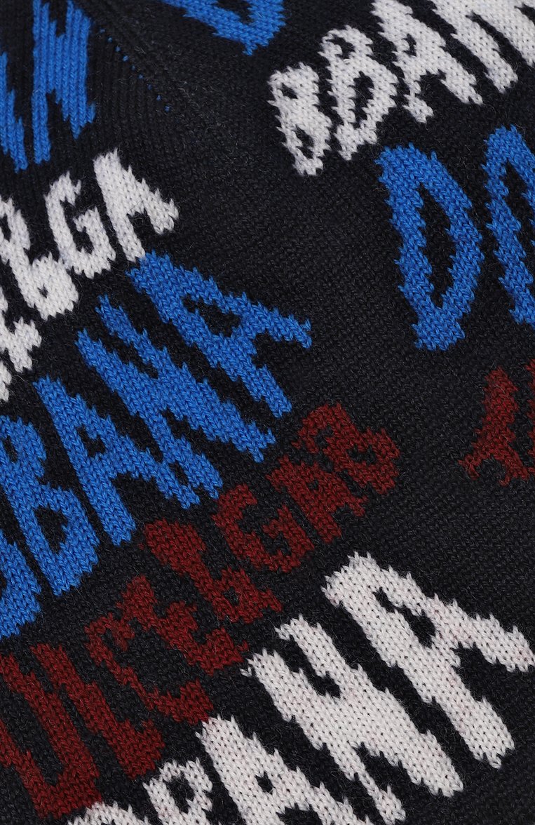 Детского шерстяная шапка DOLCE & GABBANA разноцветного цвета, арт. LBKH93/JCVV3 | Фото 3 (Материал: Текстиль, Шерсть; Нос: Не проставлено; Материал сплава: Проставлено)