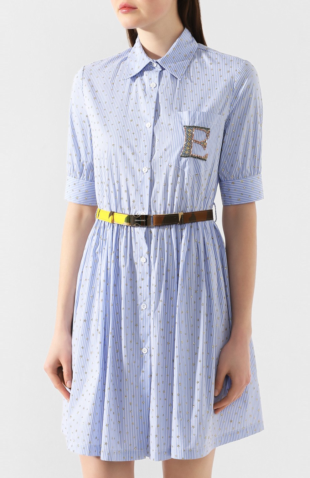 Платье с поясом ERMANNO ERMANNO SCERVINO, арт. 46T AB58 RIS, фото 3