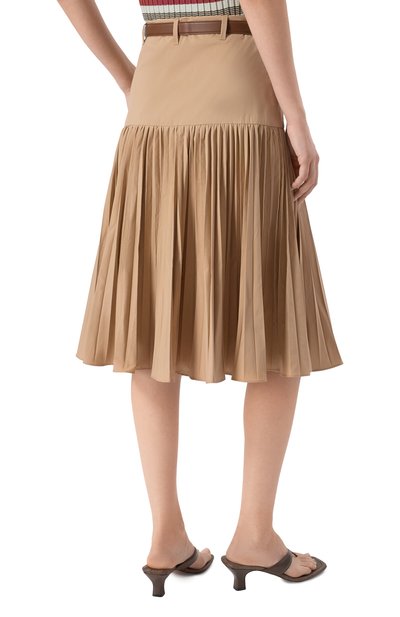 Хлопковая юбка MAX MARA STUDIO, арт. MST0TT0, фото 4