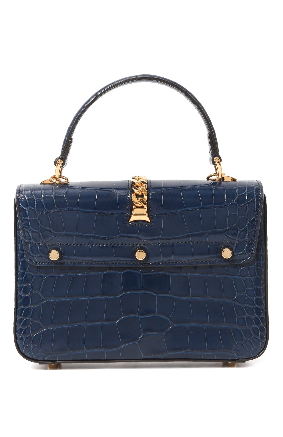 Сумка sylvie 1969 из кожи аллигатора GUCCI, арт. 589479 EV40G, фото 6