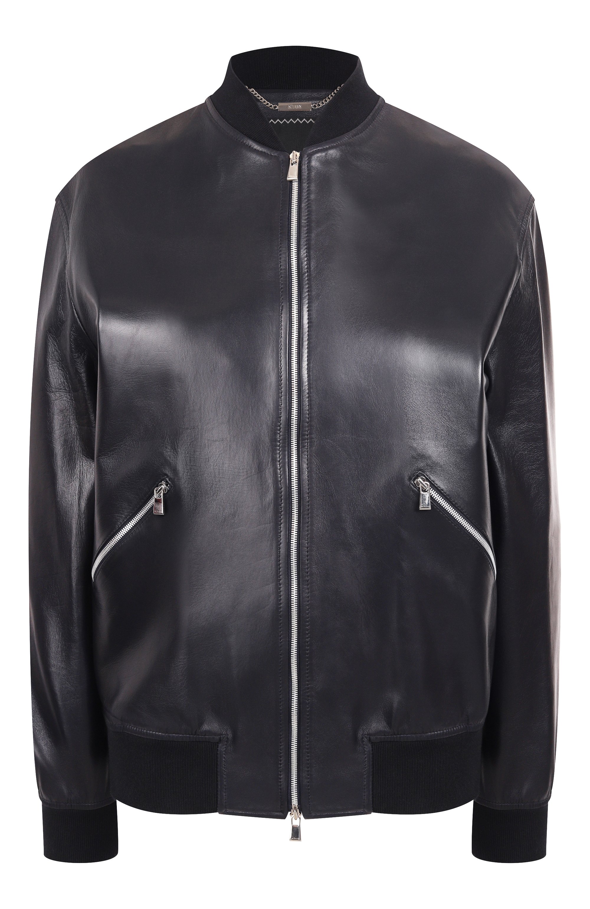 Кожаный бомбер KITON, арт. D59674K0920F01, фото 1
