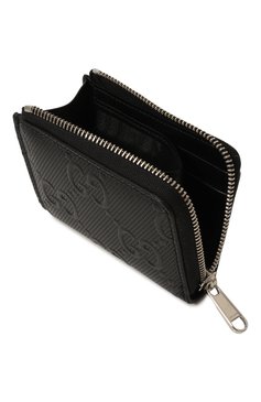 Мужской кожаный кошелек для монет GUCCI черного цвета, арт. 657571/1W3AN | Фото 3 (Нос: Не проставлено; Материал: Натуральная кожа)