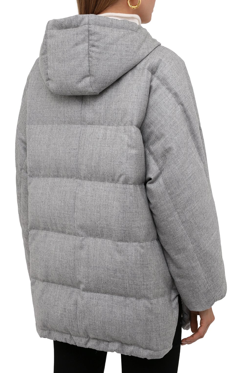 Шерстяной пуховик BRUNELLO CUCINELLI, арт. MT5972770, фото 4