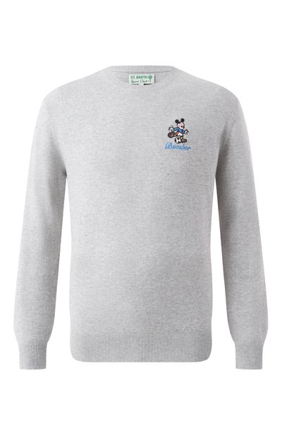Мужской джемпер из шерсти и вискозы MC2 SAINT BARTH, арт. STBM HER0N LIGHT/HER0005/DNDS17