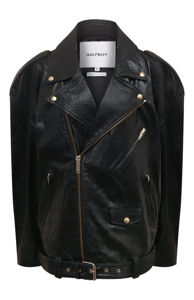 Кожаная куртка HALFBOY, арт. HFW241WLBK079, фото 1