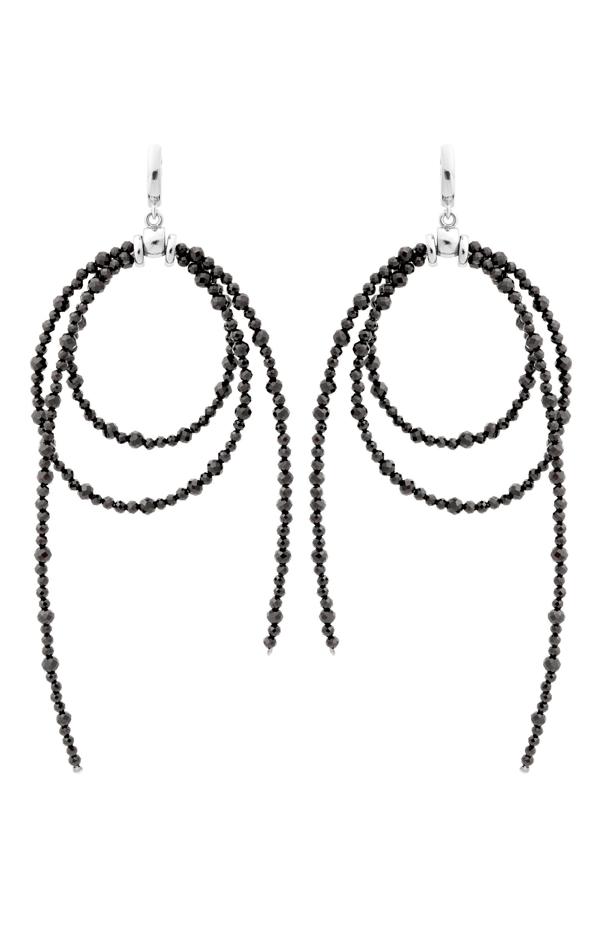 Серьги obsidian rose BLUEJAY, арт. BEA-OR, фото 1