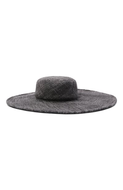 Шерстяная шляпа GIORGIO ARMANI темно-серого цвета по цене 243500 руб., арт. GW004162/TE23042, фото 2 Шерстяная шляпа GIORGIO ARMANI, арт. GW004162/TE23042, фото 2