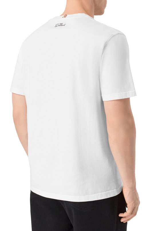 Хлопковая футболка MC2 Saint Barth ARN0001-03072I/ARN0TT Белый  ARN0001-03072I/ARN0TT Фото 4