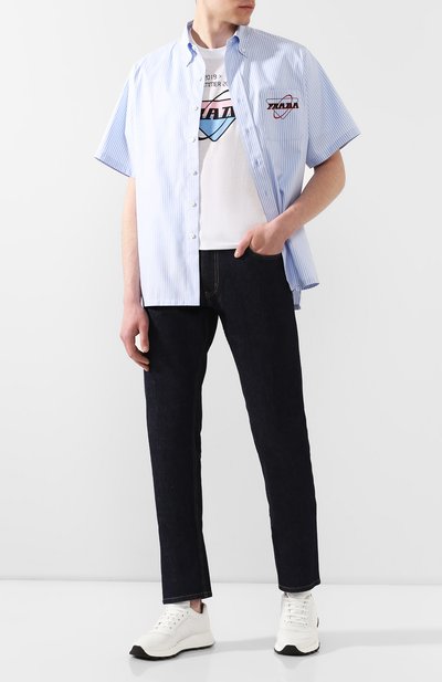 Кожаные кроссовки prax 01 PRADA, арт. 4E3388-72-F0009-G000, фото 2